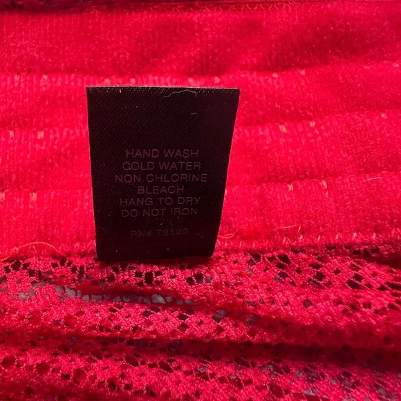 Frederick's of Hollywood Bustier Womens L Red Alexa Zoe Lace Garter X118-2022 - Picture 8 of 10